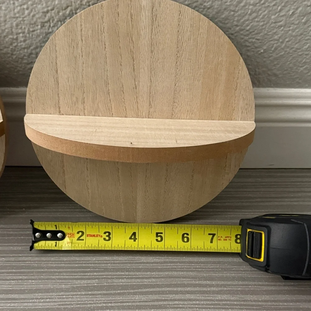 Three Small Wooden Display Shelves - 8